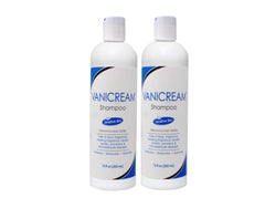 Vanicream Shampoo bottle showing the 12 oz pack, fragrance-free and gentle cleansing.