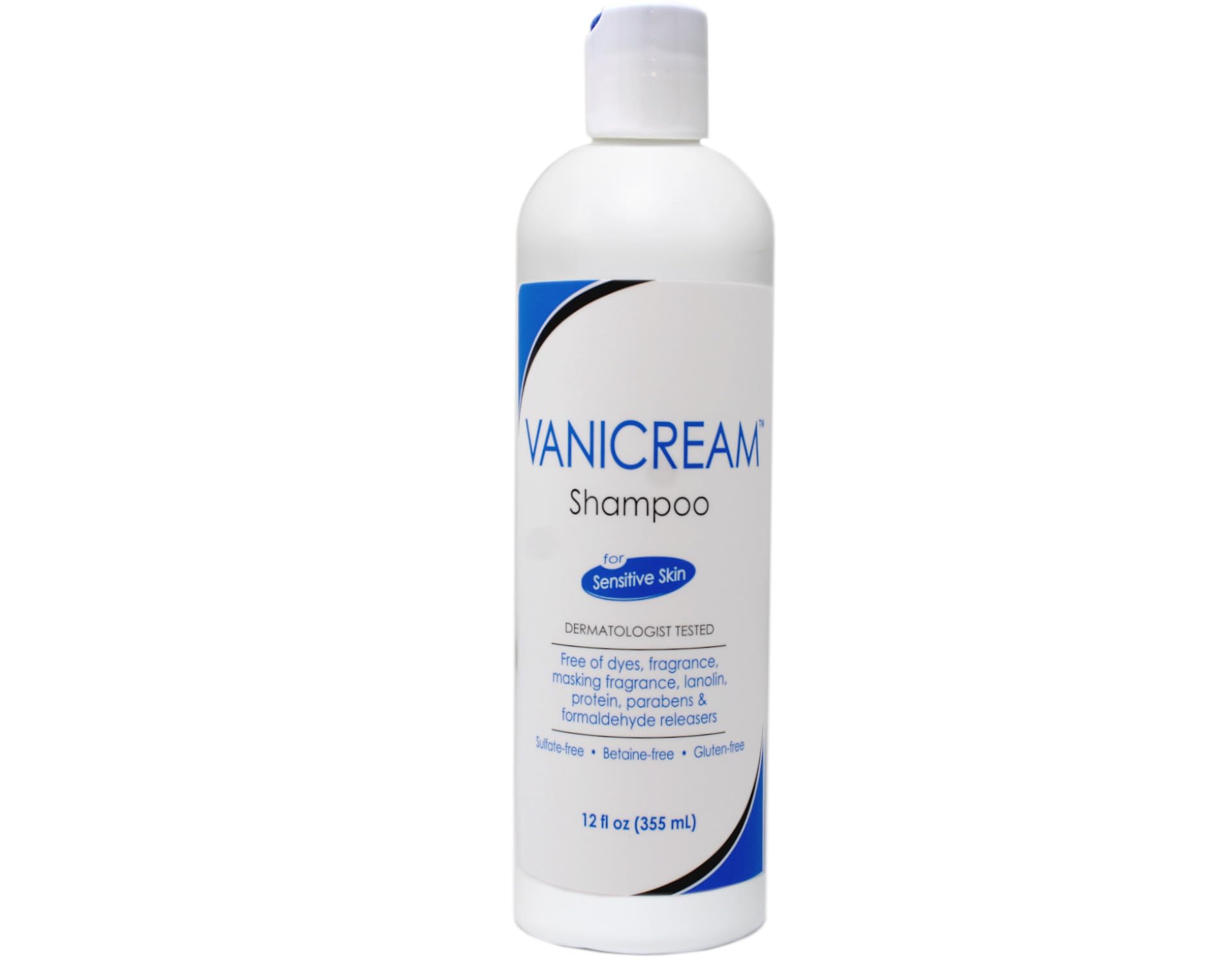 Vanicream Shampoo close-up of lather, designed for sensitive scalp comfort.