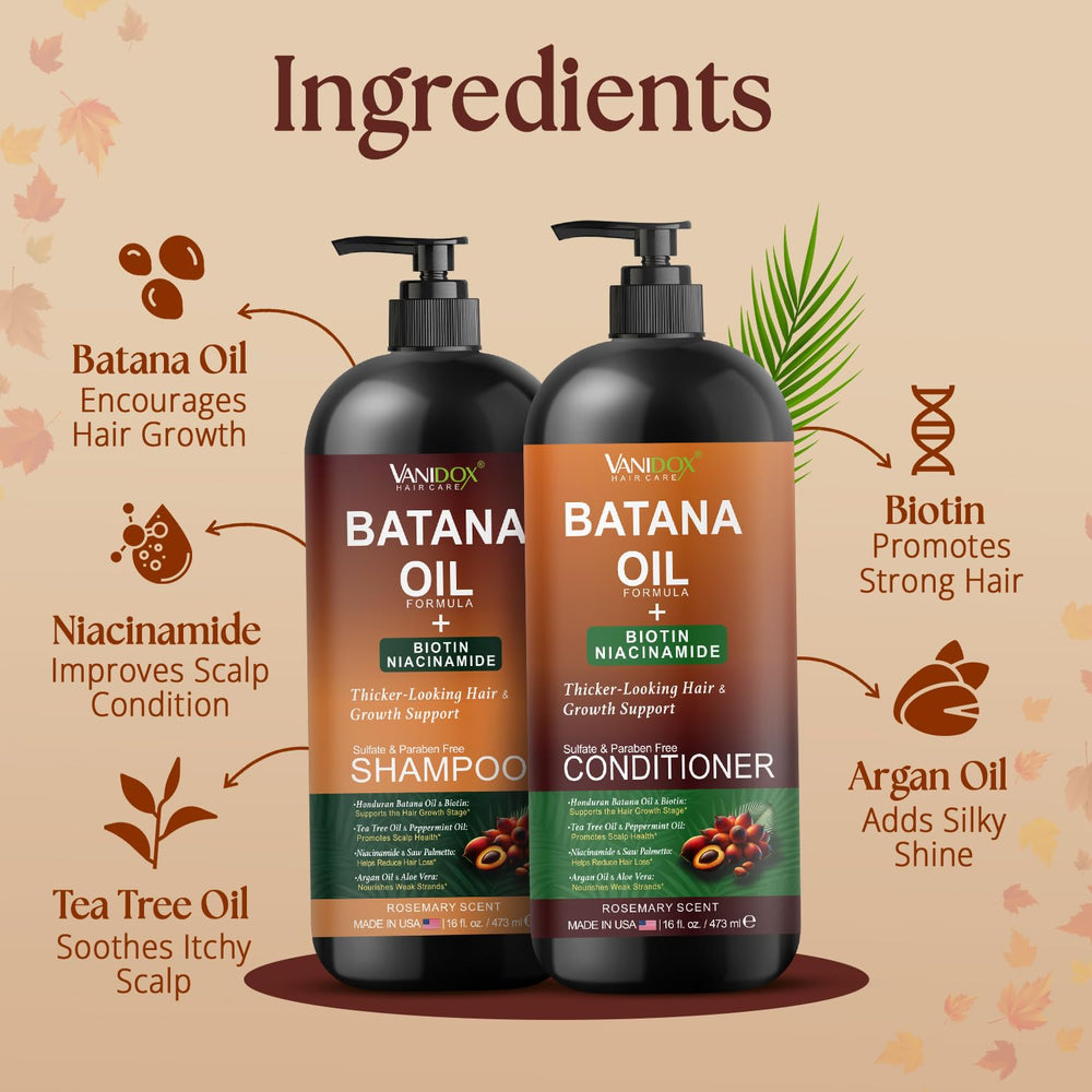 VANIDOX Batana Oil Shampoo foamy lather during daily cleansing