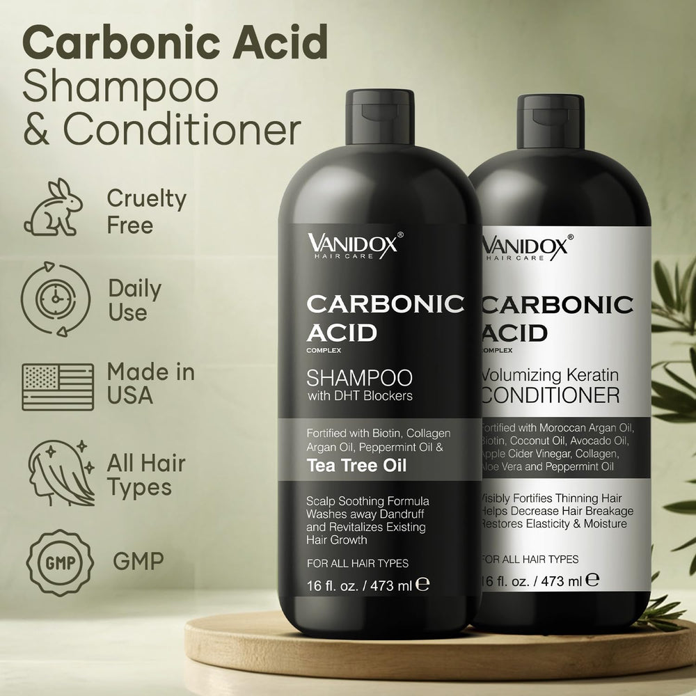 Vanidox conditioner bottle front highlighting deep moisture