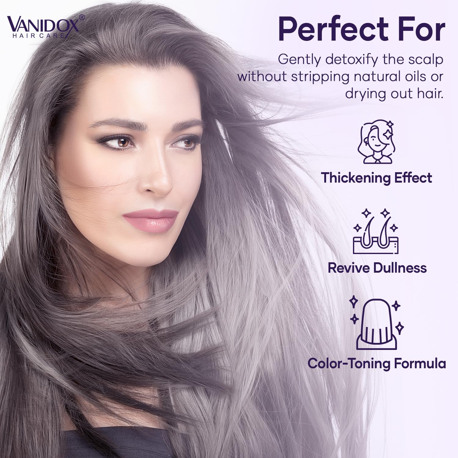 Keratina hidrolizada VANIDOX ayuda a reparar y suavizar el cabello.
