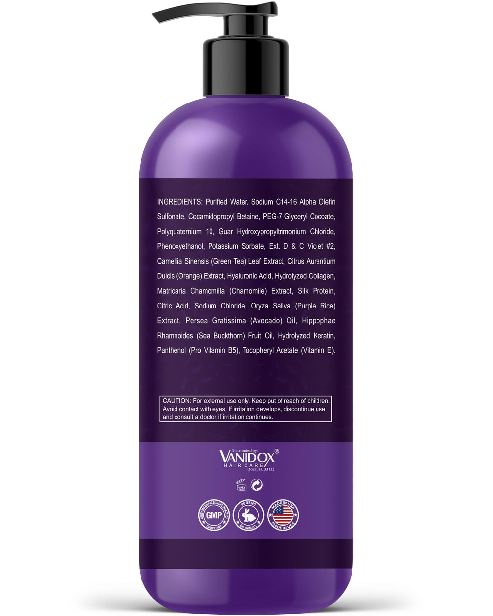 Protección de tonos fríos VANIDOX para evitar cobre en el cabello plateado.