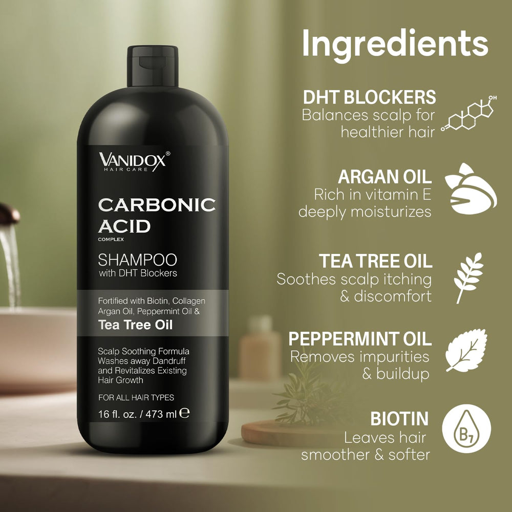 Textura cremosa de VANIDOX en cabello mojado ofrece sensación refrescante.