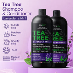 Vanidox Tea Tree Conditioner bottle for silky, manageable hair