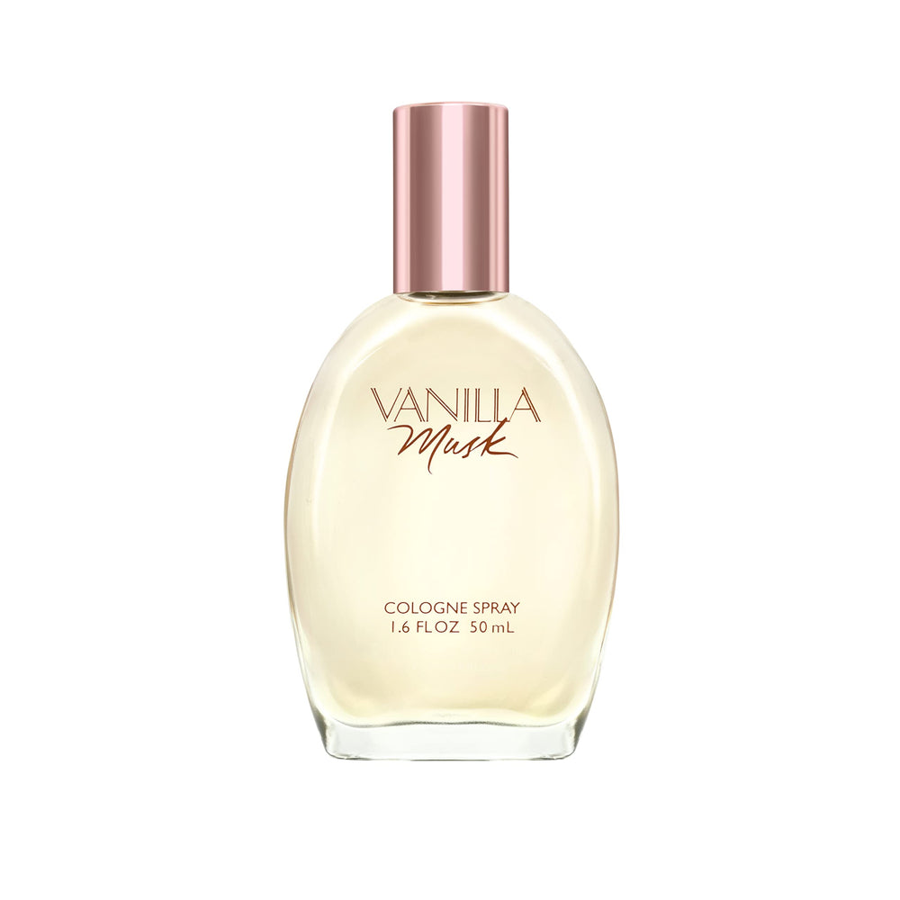 Vanilla Musk bottle closeup showing a warm vanilla aroma for daily wear