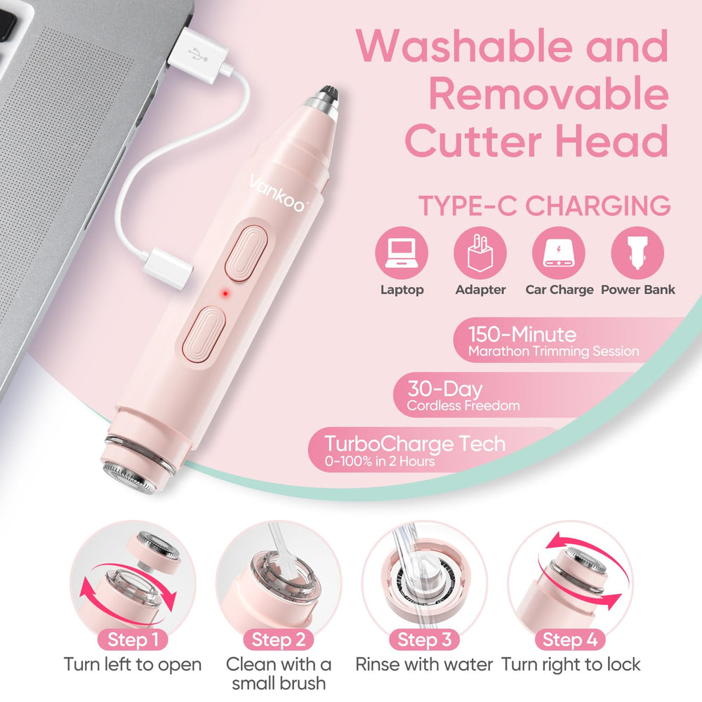 Vankoo travel-friendly design ready for on-the-go touch-ups.