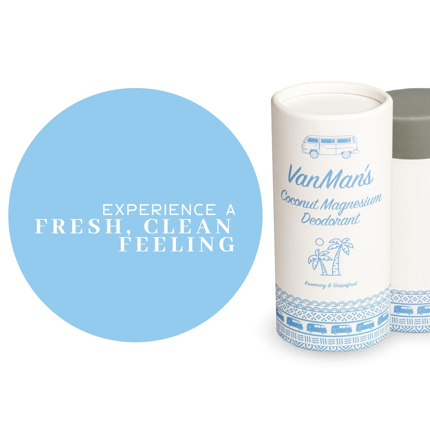 Vanman’s ingredientes naturales coco magnesio para piel sensible.