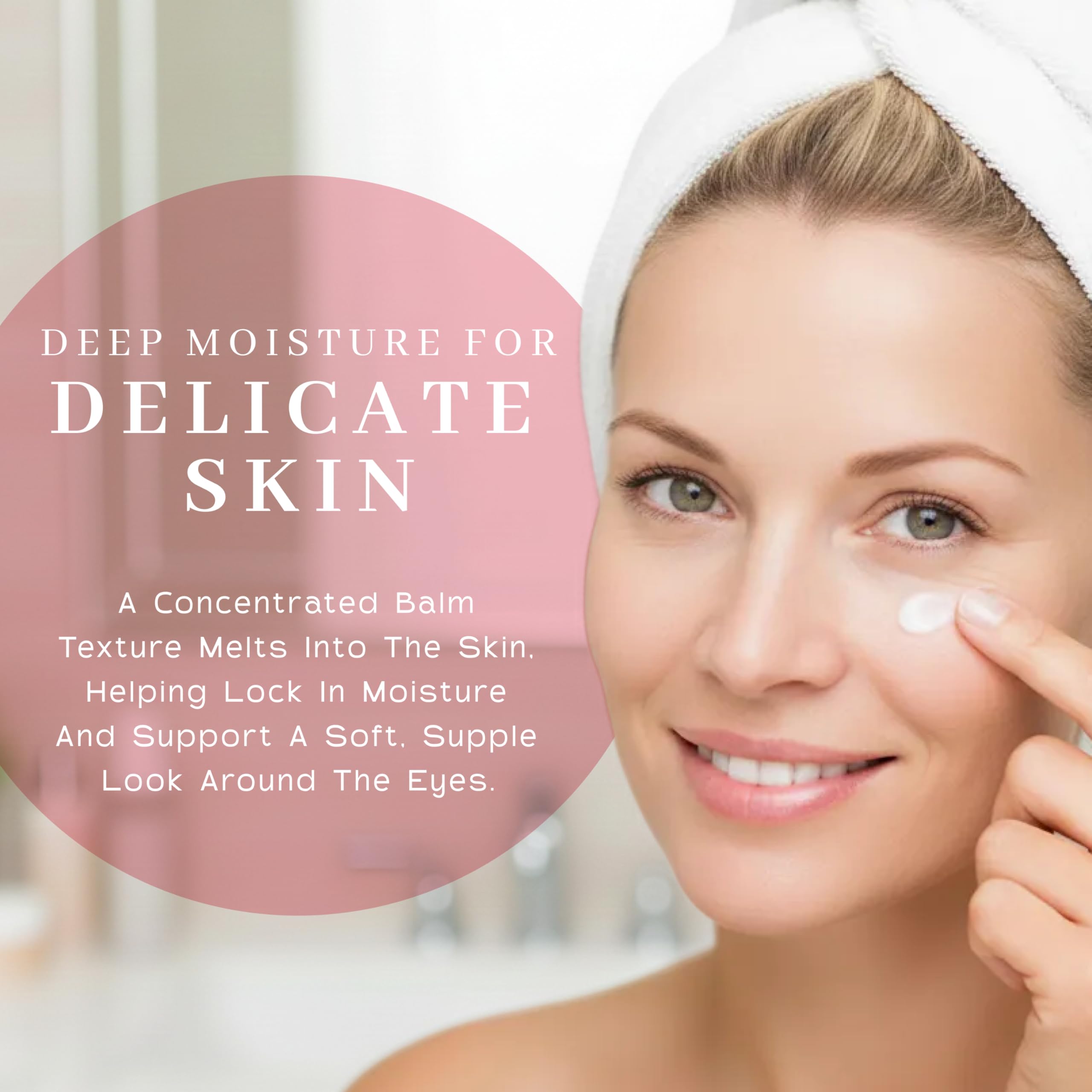 VanMan’s Pearl Eye Cream texture-swirl image suggests a lightweight, moisturizing formula.
