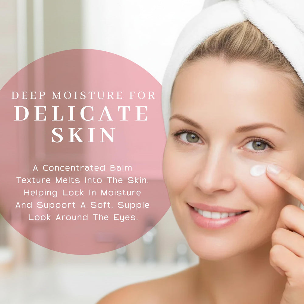 VanMan’s Pearl Eye Cream texture-swirl image suggests a lightweight, moisturizing formula.