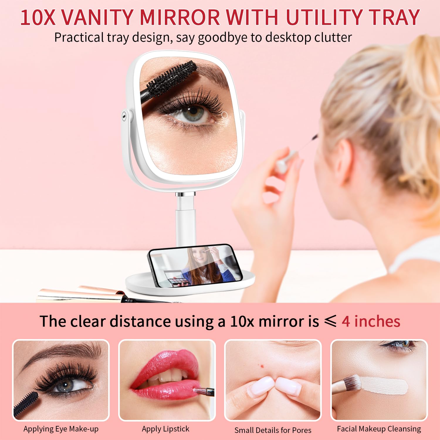 Vanmirr cordless operation with built-in battery for untethered grooming