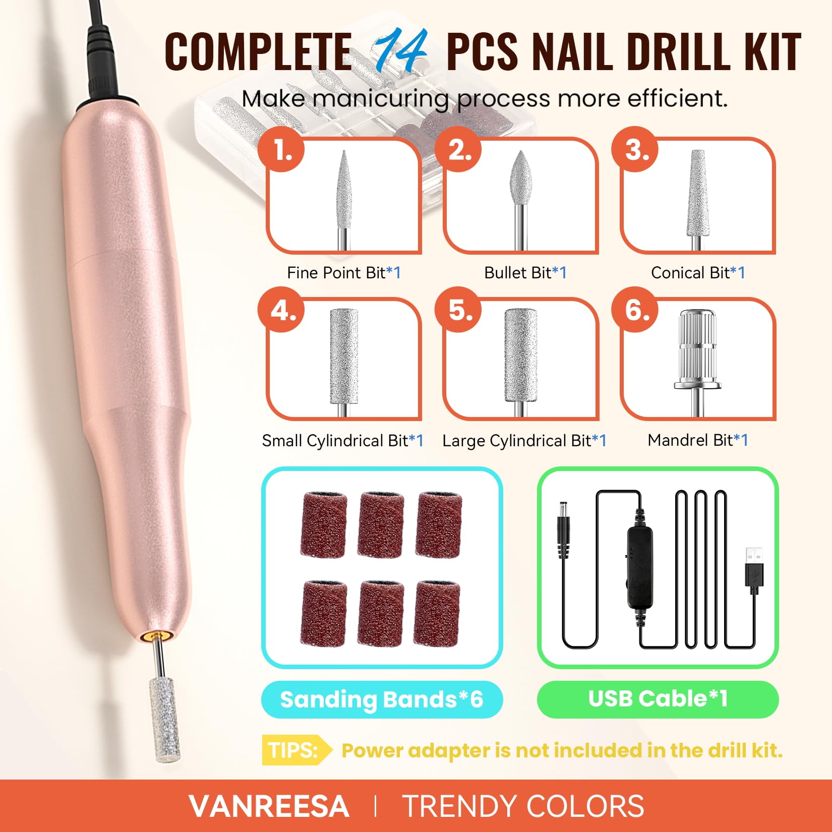 VANREESA 45-color gel polish collection for versatile looks.