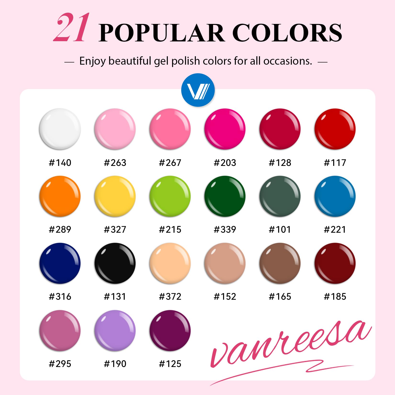 VANREESA base coat bottle for smooth adhesion and longer wear
