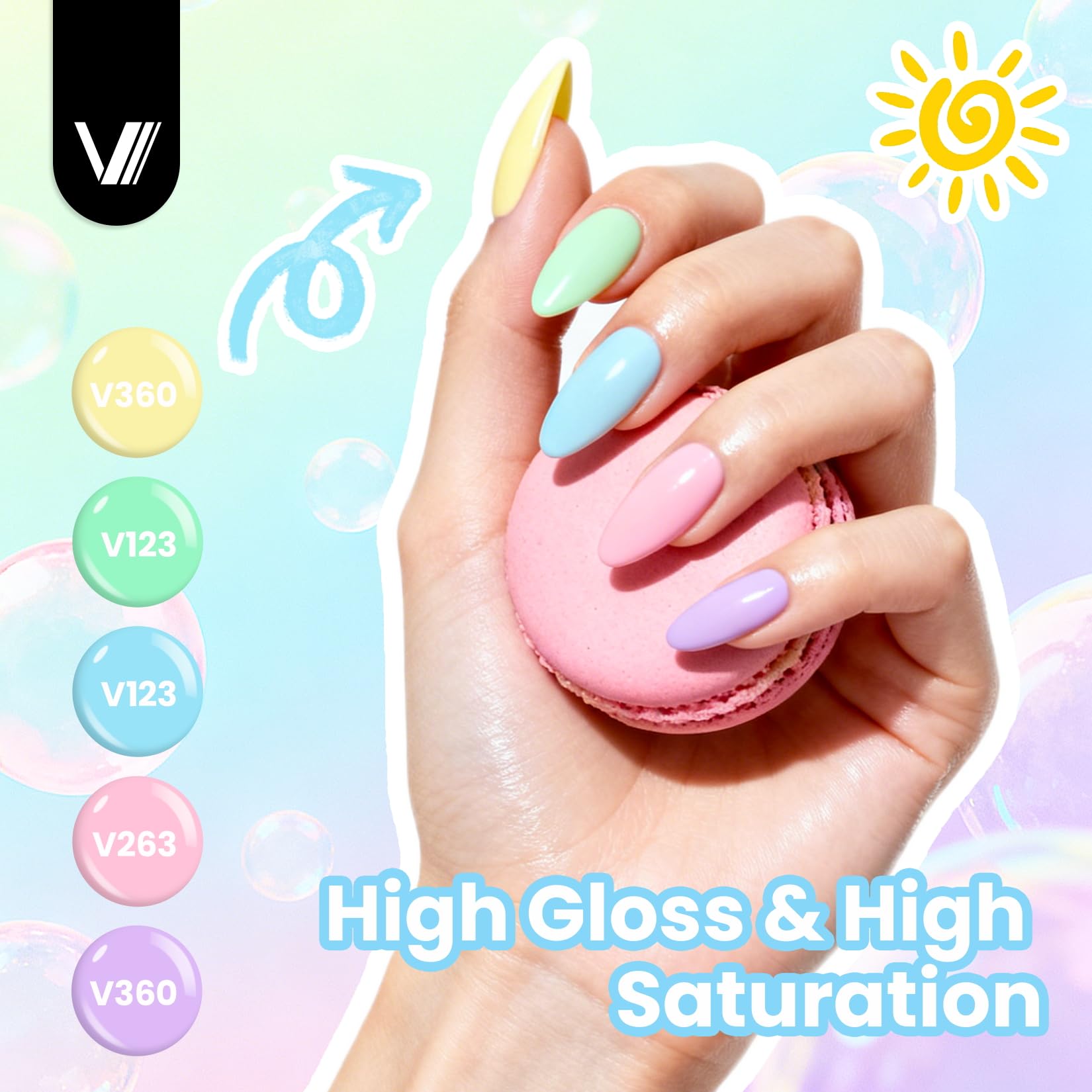 Colores primavera nude y rosa para manicure elegante con Vanreesa.