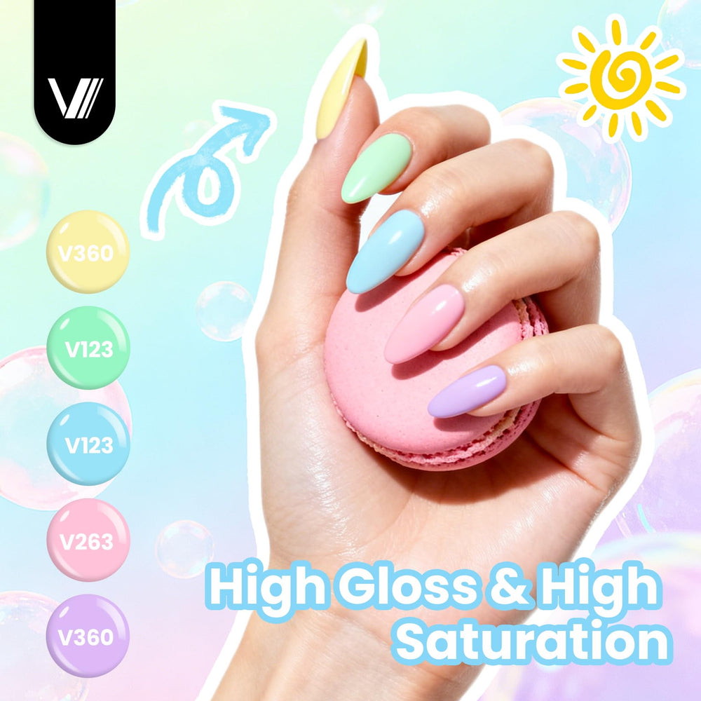 Colores primavera nude y rosa para manicure elegante con Vanreesa.