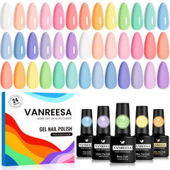 Vanreesa paleta de gel para uñas, ideal para estilos únicos en casa.