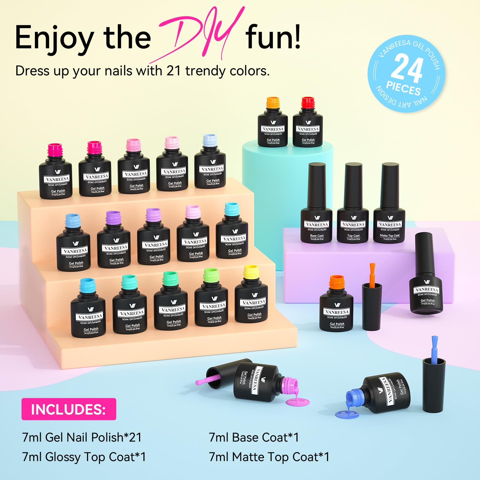 Vanreesa gift packaging suitable for nail lovers