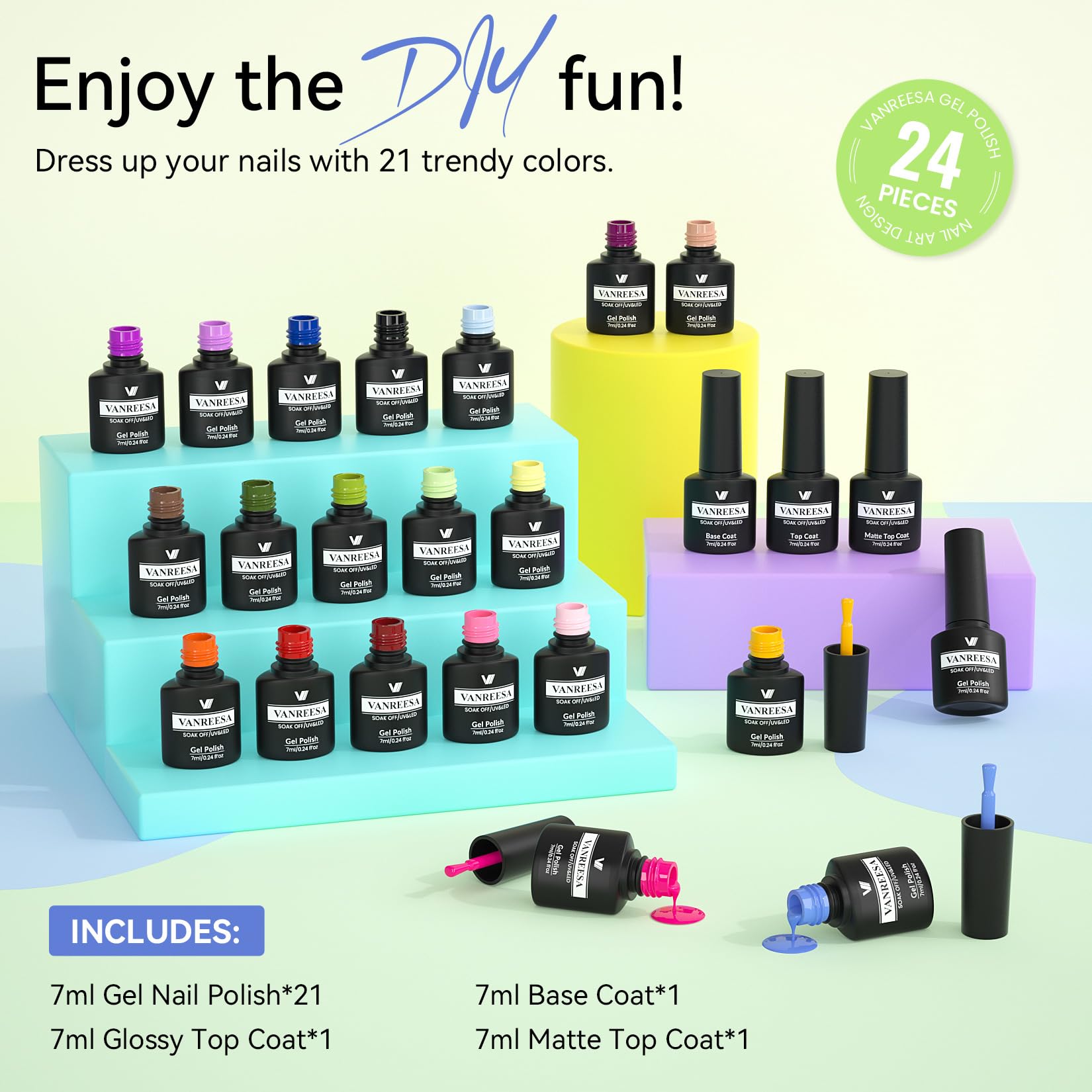 Vanreesa gift packaging ideal for nail art lovers