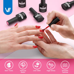 VANREESA matte top coat for a chic velvety look