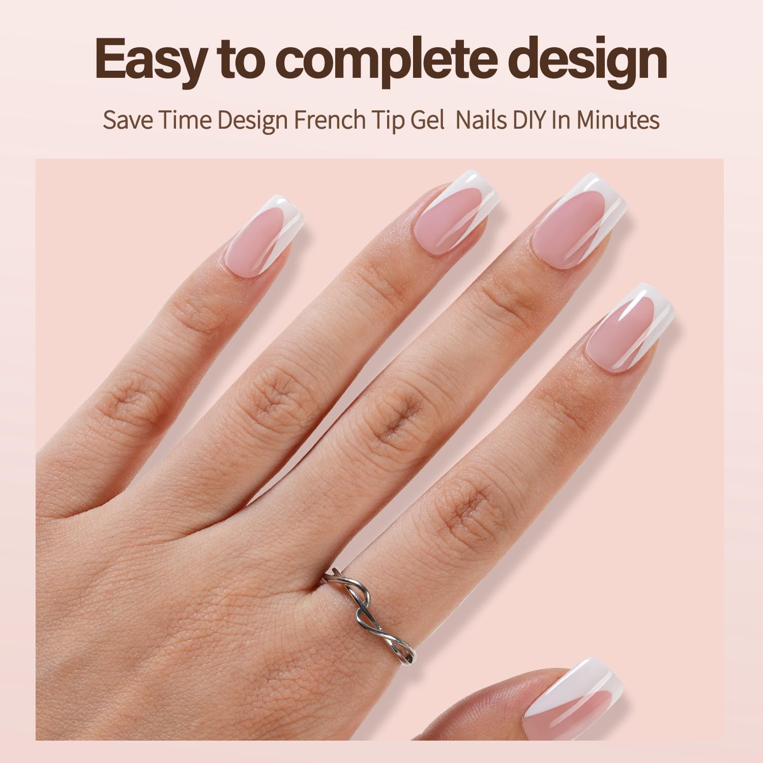 Vansiho adhesion technology surface on tips improves glue grip for longer wear.