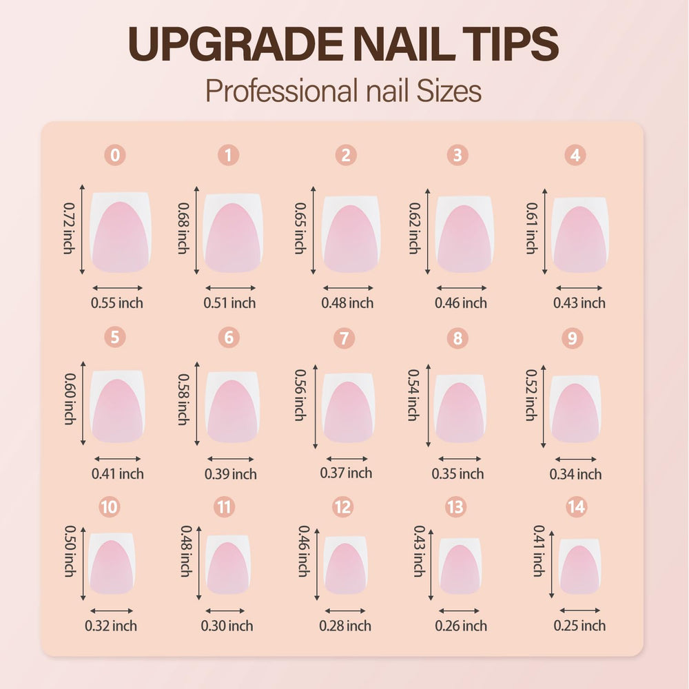 Aplicacion rapida y duradera con tips de gel Vansiho