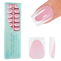 Vansiho Deep French Gel Tips pack de 150 piezas para tallas variadas y bricolaje