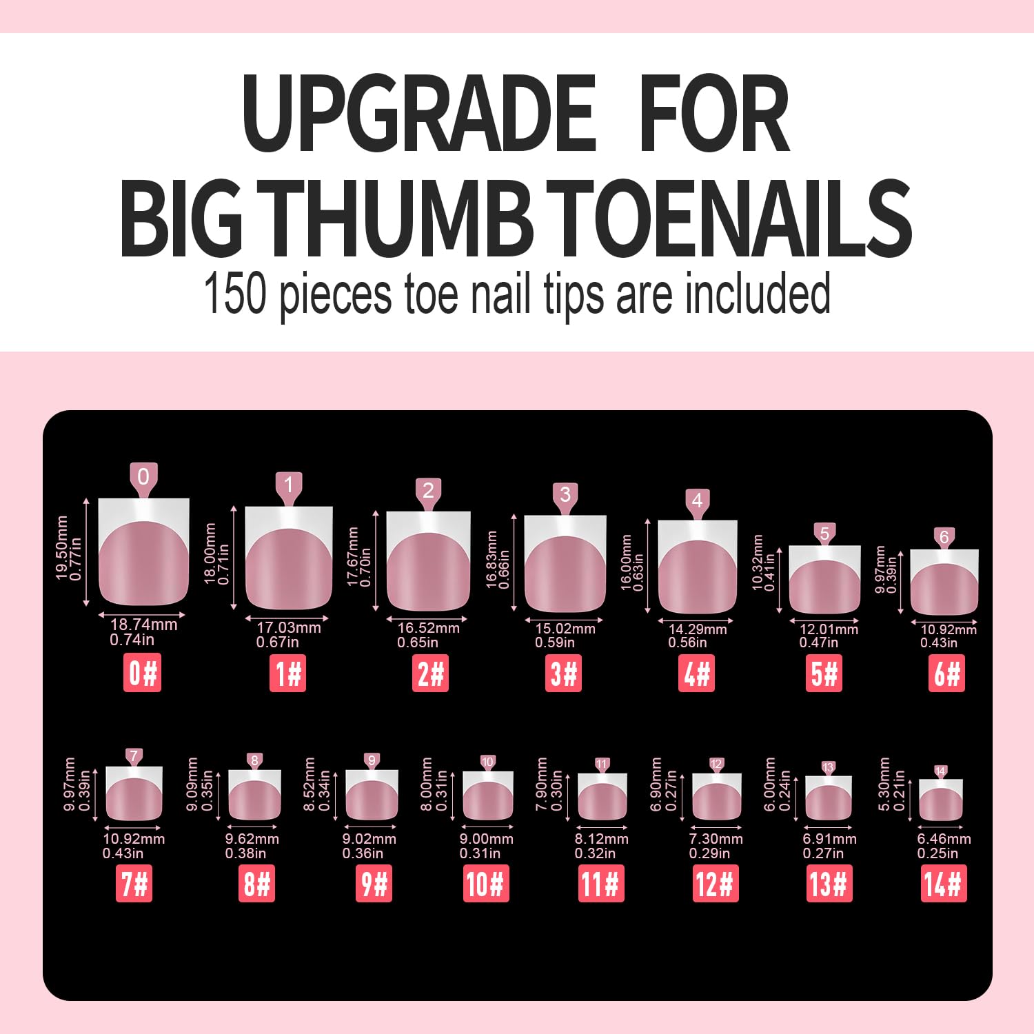Vansiho toe nails ideal for open-toe shoes and summer activities.