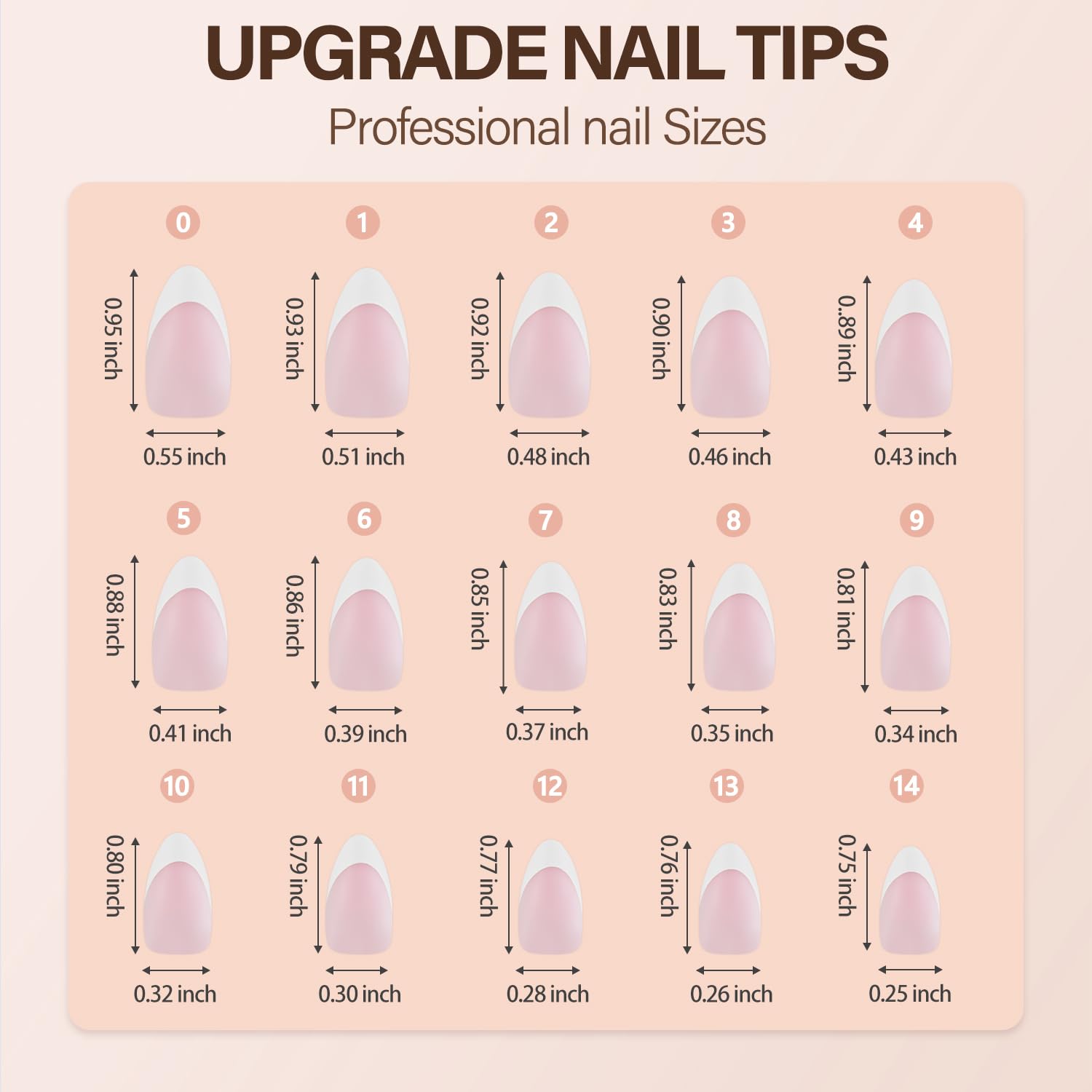 Vansiho tips franceses gel duraderos, más de tres semanas
