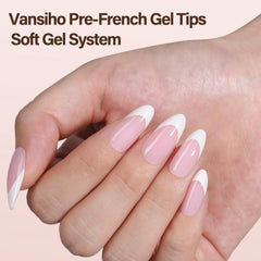 Vansiho tips franceses gel sin primer, ahorro de tiempo y pasos