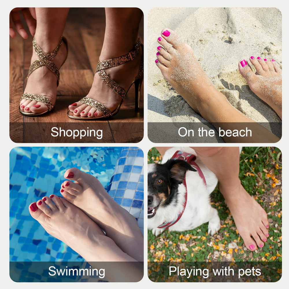 Vansiho soak-off toe nails for easy at-home removal