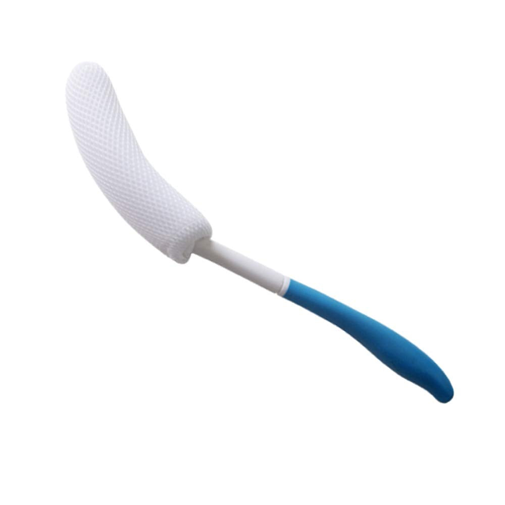 VANSUN cepillo de baño con mango largo azul para alcanzar la espalda.