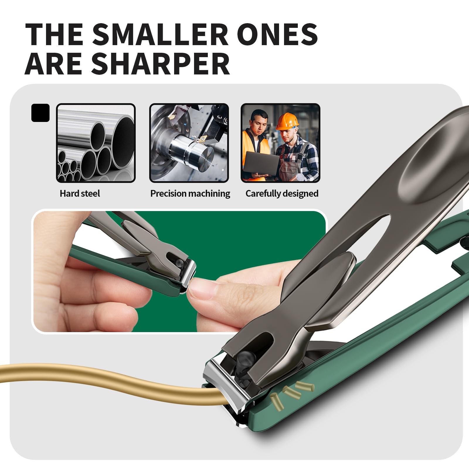 Vanwin ergonomic grip and extended lever for effortless trimming.