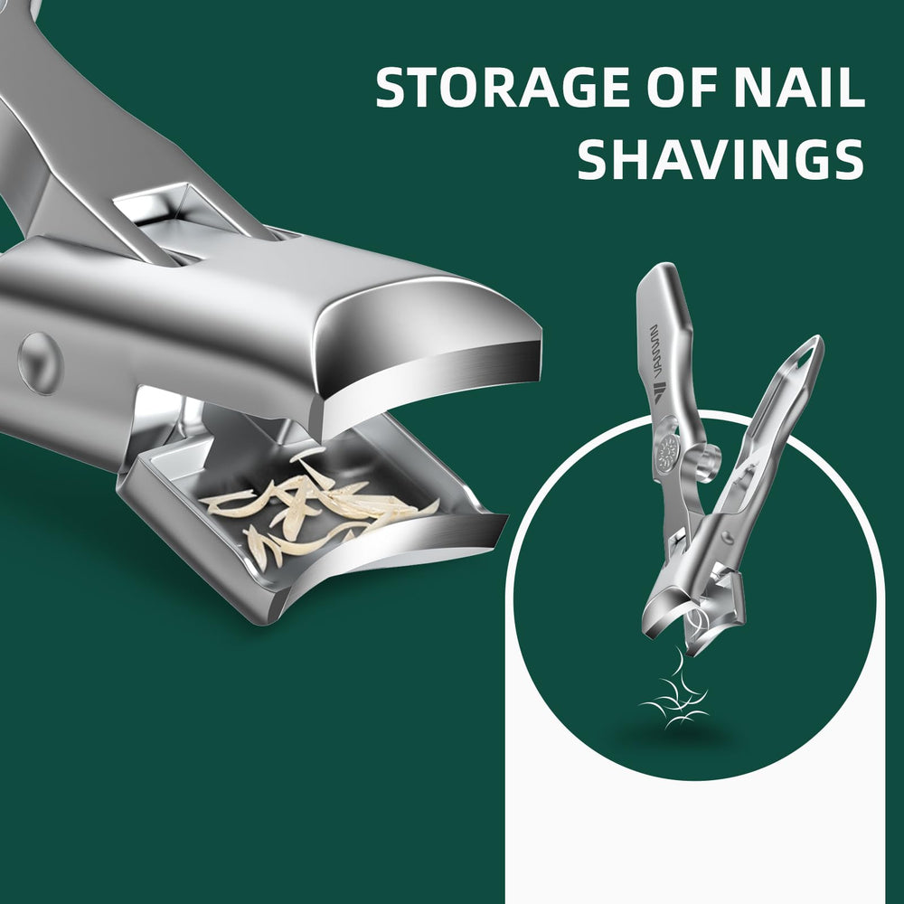 VANWIN German nail clippers for thick nails, durable construction.