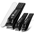 VANWIN German Nail Clippers 4-Pack – Ultra Sharp Matte Stainless Steel with Glass File