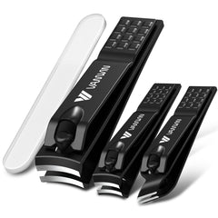 VANWIN nail clippers 4-pack with matte finish for precise trimming.
