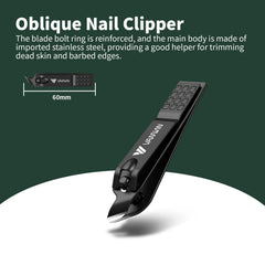 VANWIN nail clippers case shows stylish storage for on-the-go grooming.