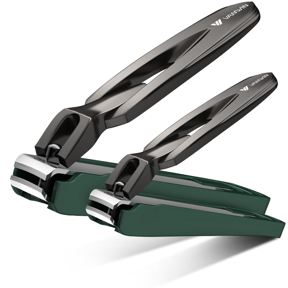 Vanwin nail clippers with catcher in gift box for convenient grooming.