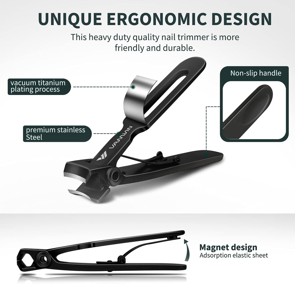 VANWIN ergonomic design provides comfortable, lever-assisted clipping
