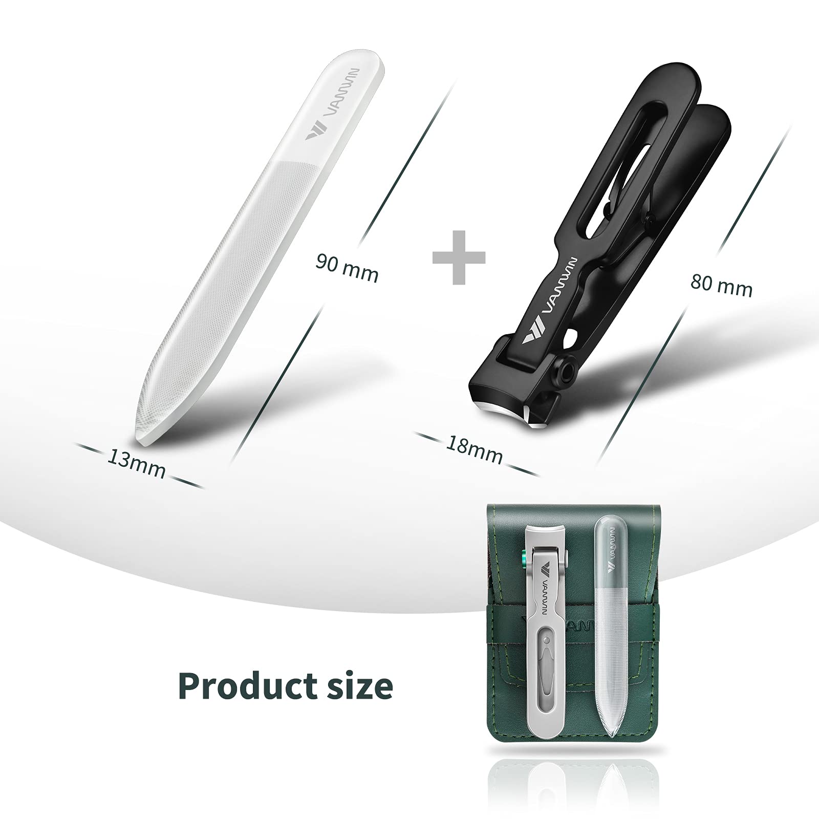 VANWIN leather case keeps your clippers protected and organized