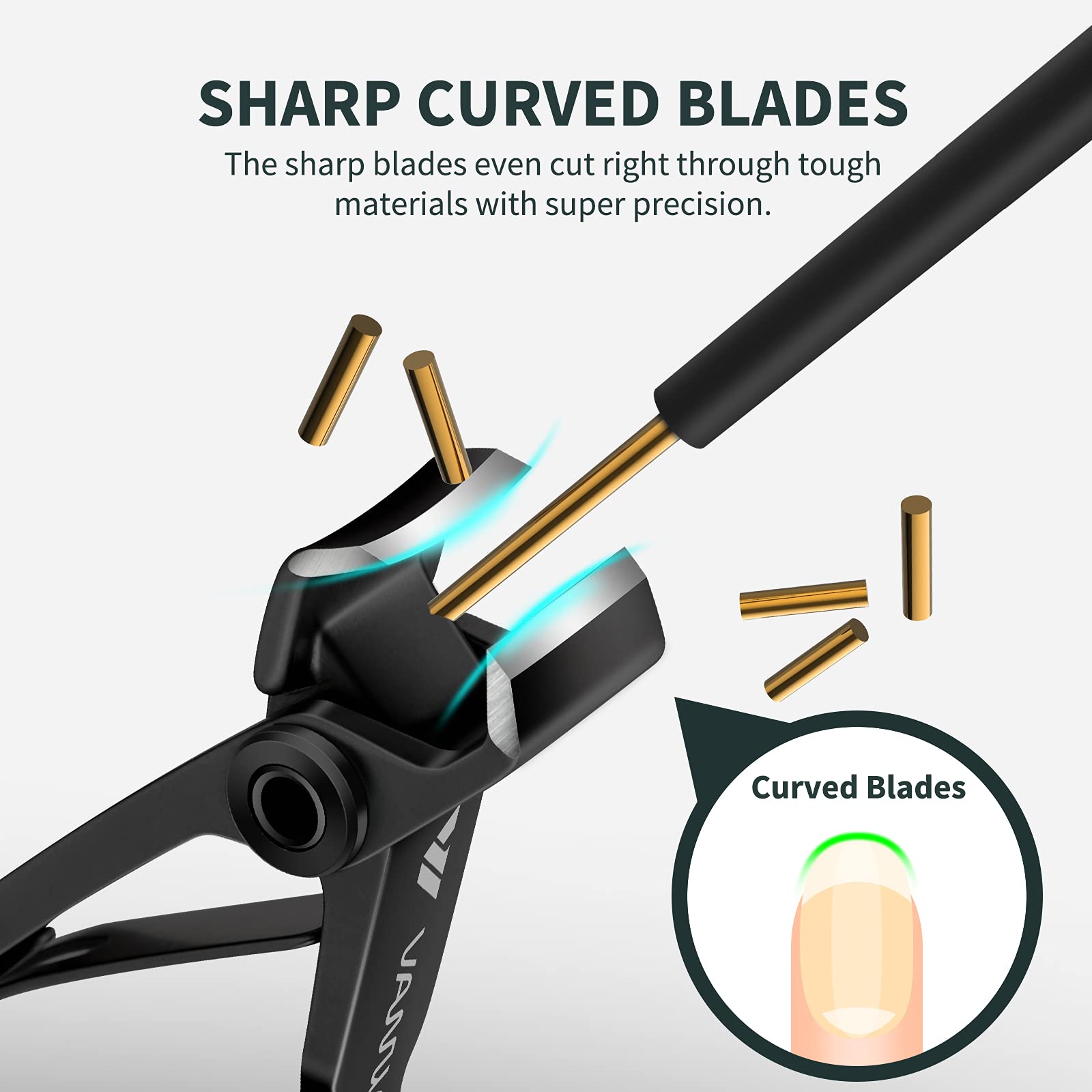 VANWIN stainless steel blades deliver sharp, durable trimming for nails