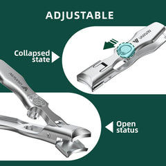 VANWIN safety lock keeps clippers secure when not in use.