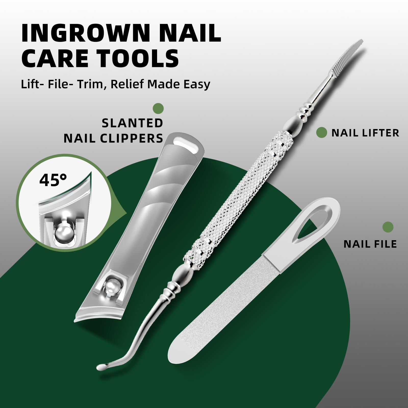 VANWIN stainless steel nail tools set, durable and rust resistant