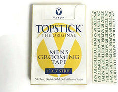 Vapon Topstick 1x3 hairpiece tape strips ensure secure, discreet attachment for wigs