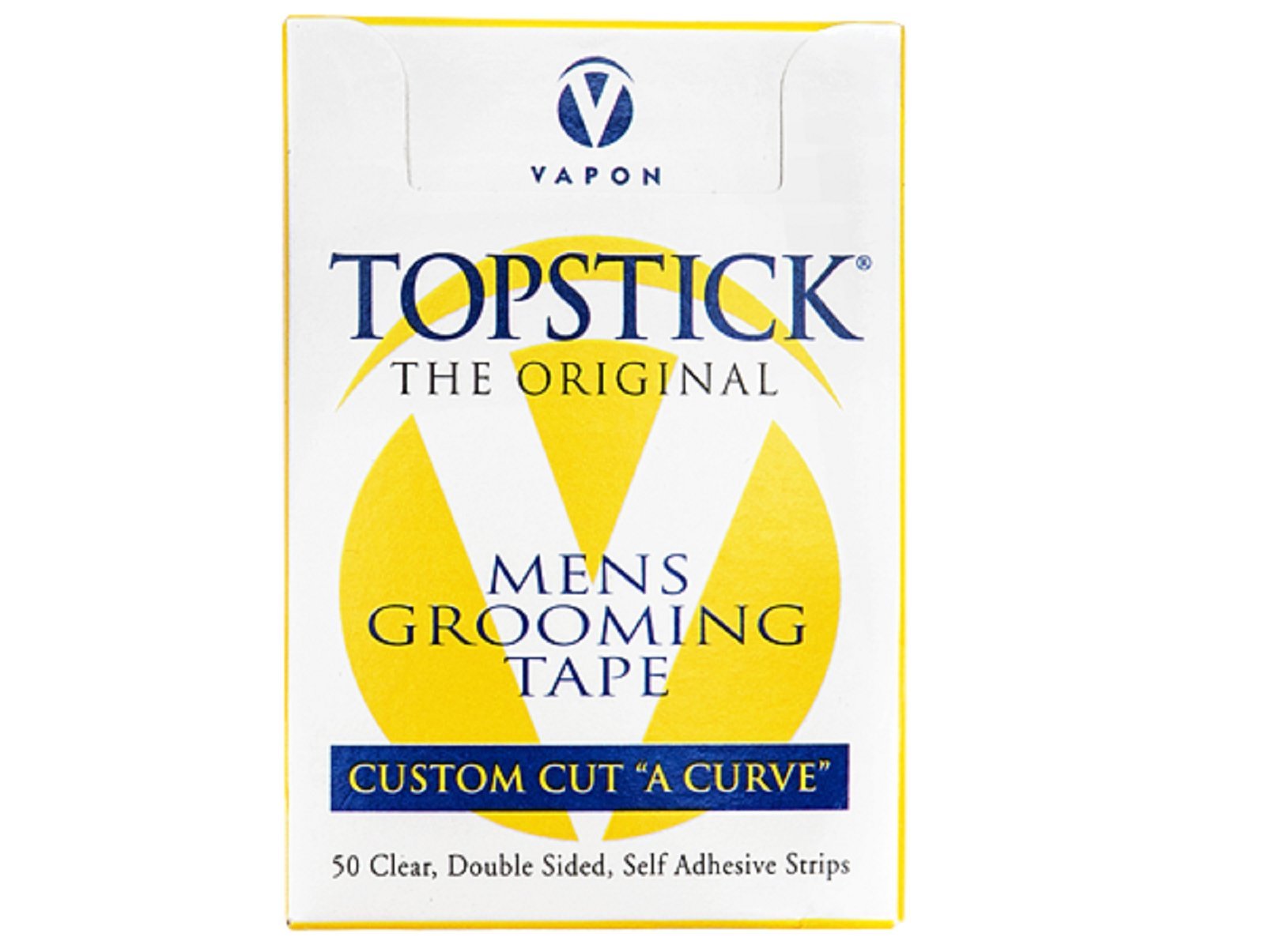 Vapon Topstick A Curve box image highlighting long-lasting double-sided tape.
