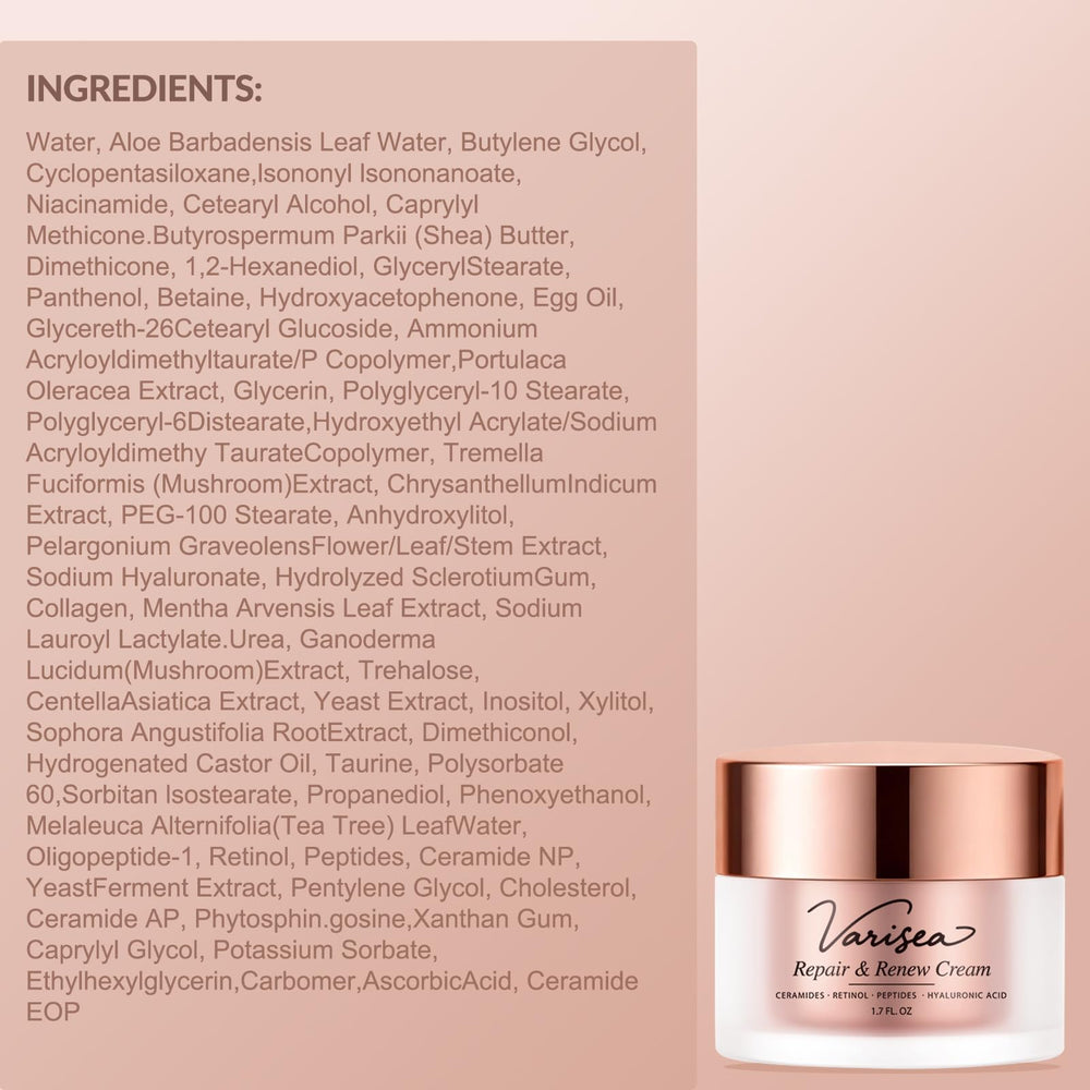 Varisea uso nocturno para rostro y cuello, ayuda a dejar la piel más suave.