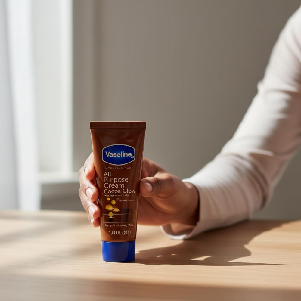 Product packaging in a bright box indicating multi-tube value and convenience