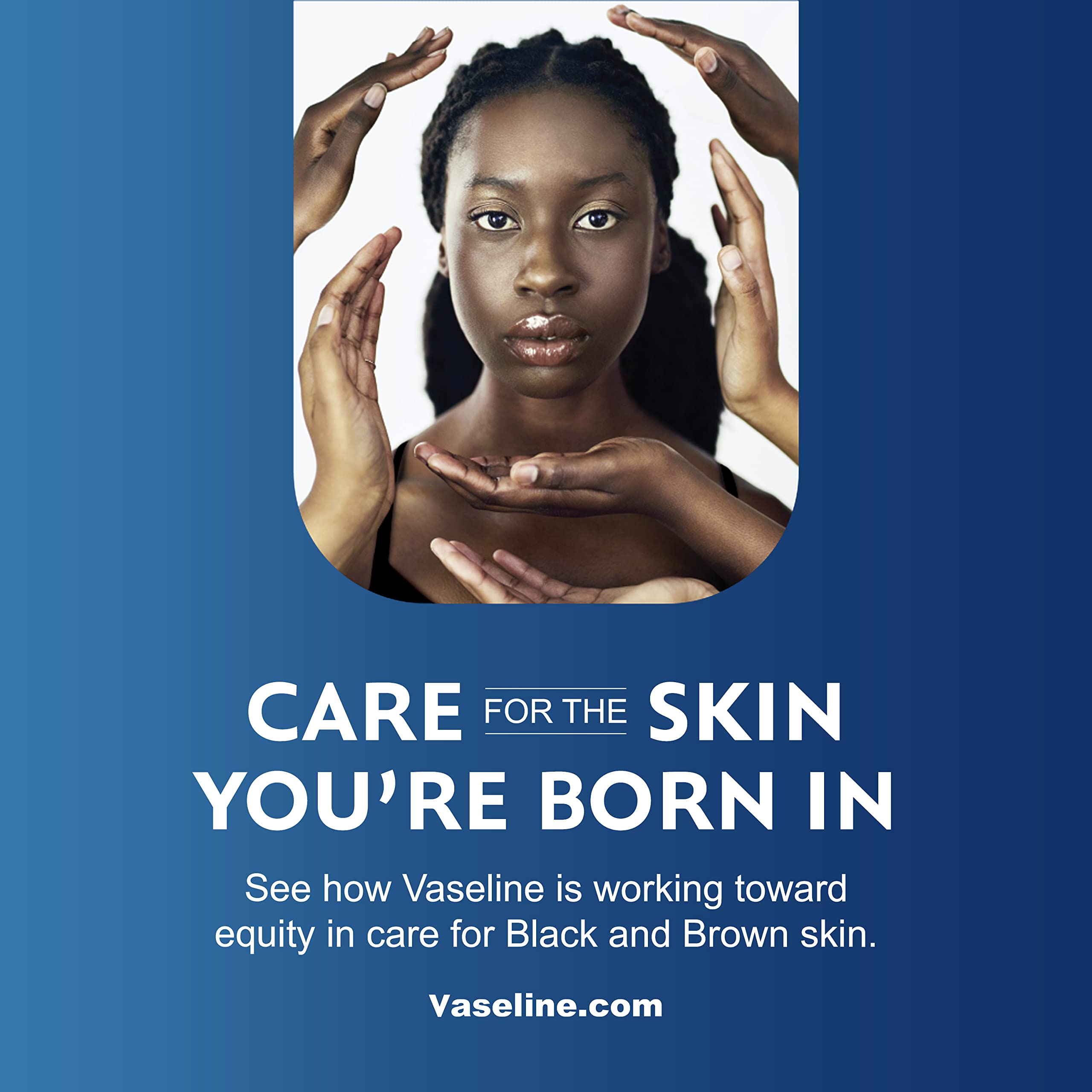 Vaseline Aplicación loción zonas difíciles de alcance para hidratación puntual.