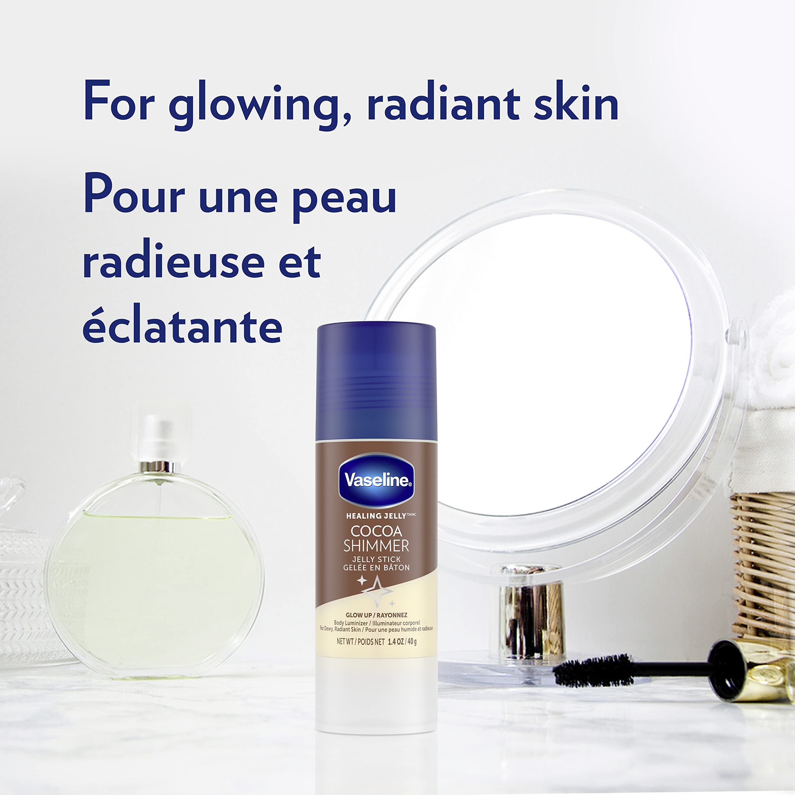 Vaseline Aroma cacao sutil ofrece placer sensorial durante la rutina.