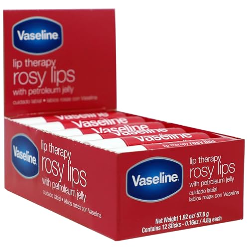 Vaseline bálsamo labial aloe vera en aplicación suave.