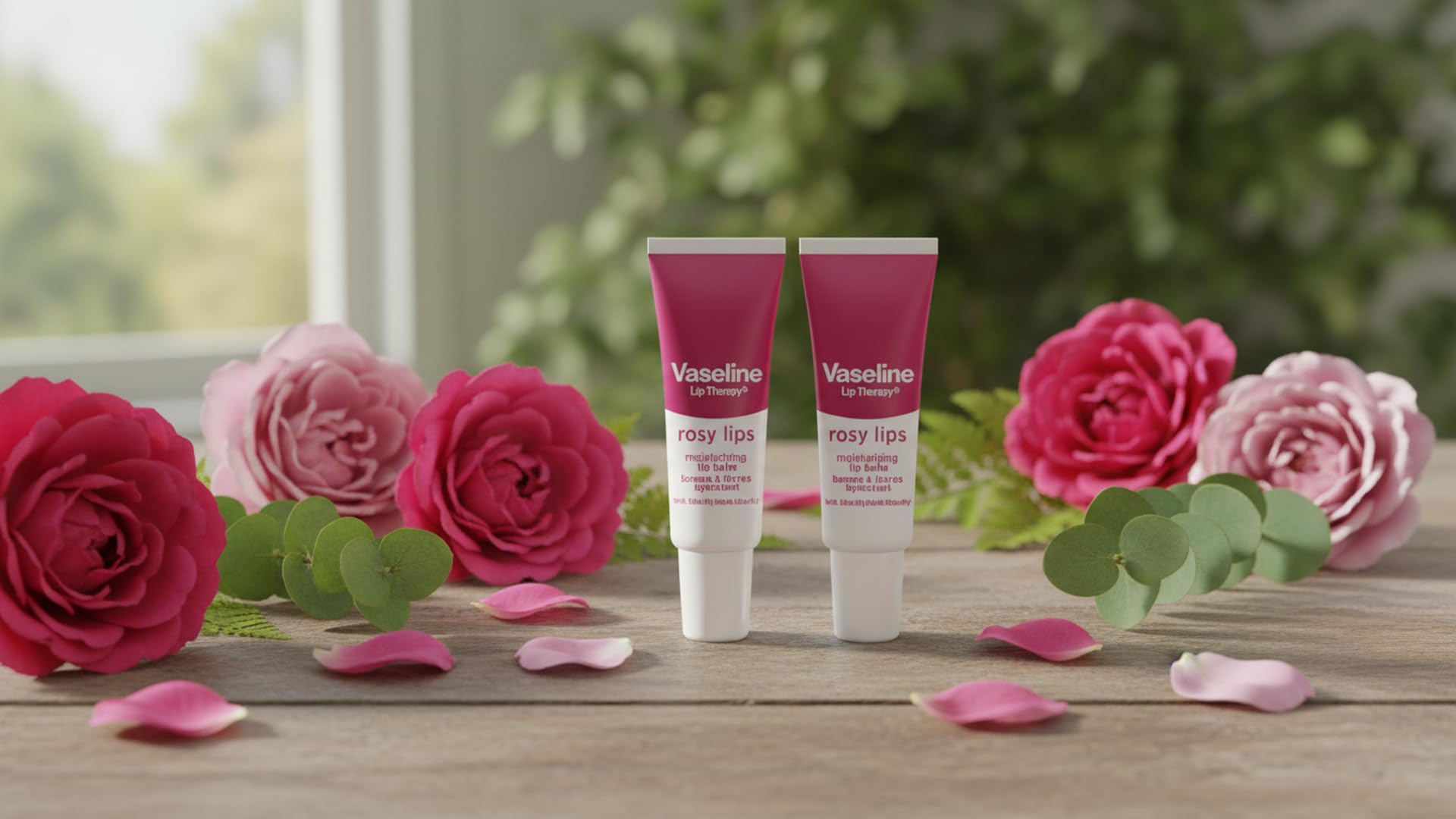 Aplicador preciso de bálsamo labial Rosado Vaseline para aplicación controlada