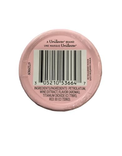 Vaseline Tratamiento Labial Rosado Burbujeante, textura cremosa para acabado suave.